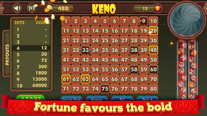 Cách Chơi Game Keno Đơn Giản
