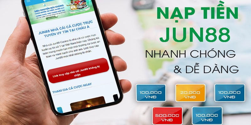 Các lưu ý khi nạp tiền tại JUN88